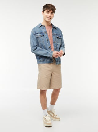Bermudas chic con corte recto