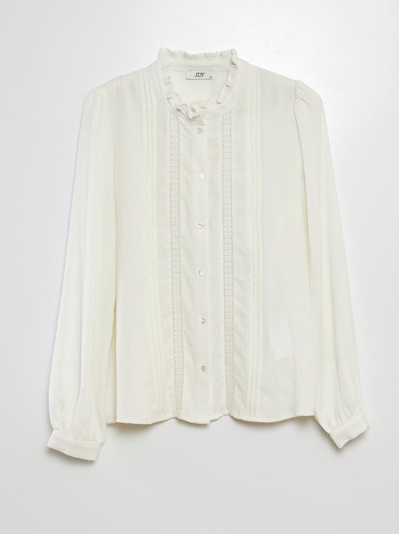 Blusa de encaje 'JDY' BEIGE - Kiabi
