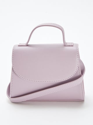Bolso bandolera de efecto satinado