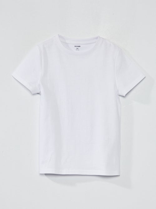 Camiseta básica de punto lisa - Kiabi