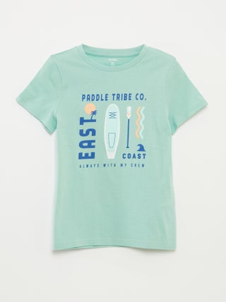 Camiseta con estampado de fantasía