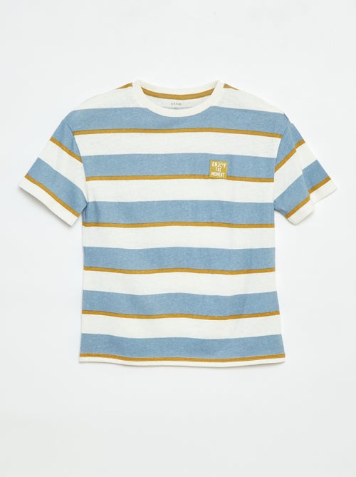 Camiseta de manga corta con motivo - Kiabi