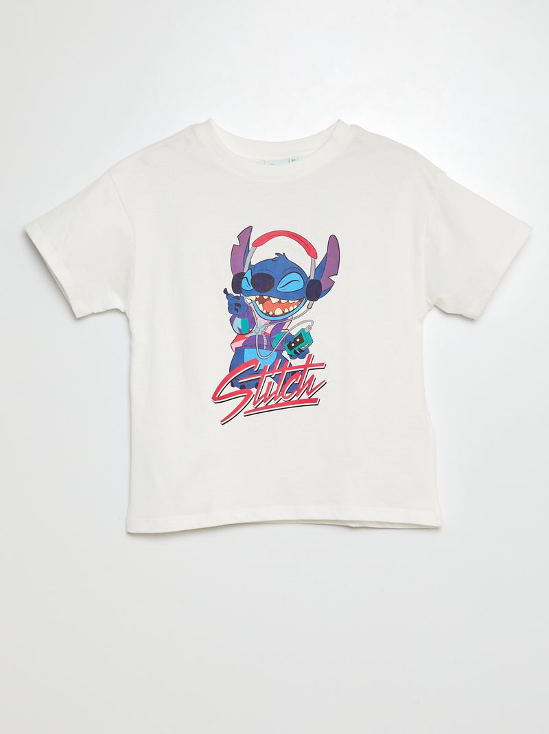 Camiseta de manga corta 'Disney' BLANCO - Kiabi