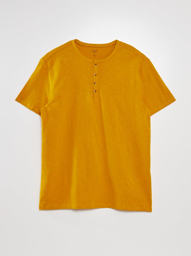 Camiseta de punto AMARILLO - Kiabi