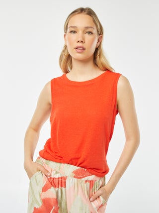 Camiseta de tirantes anchos