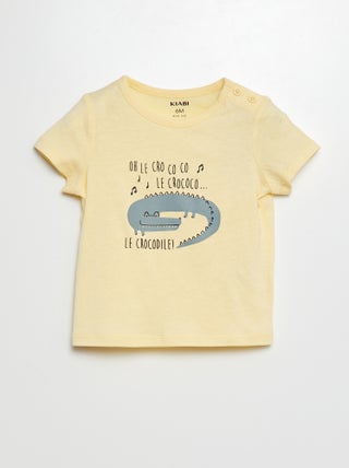Camiseta estampada de manga corta