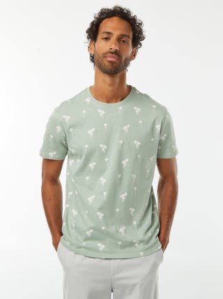 Camiseta estampada de manga corta