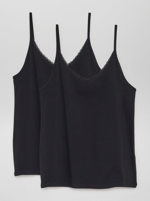 Camiseta interior de tirantes finos - Kiabi