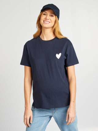 Camiseta lactancia con estampado
