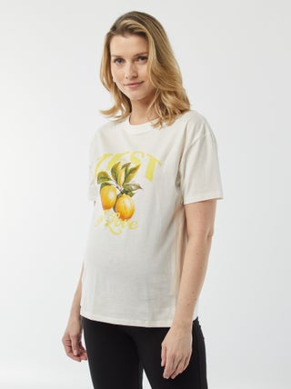 Camiseta lactancia con estampado
