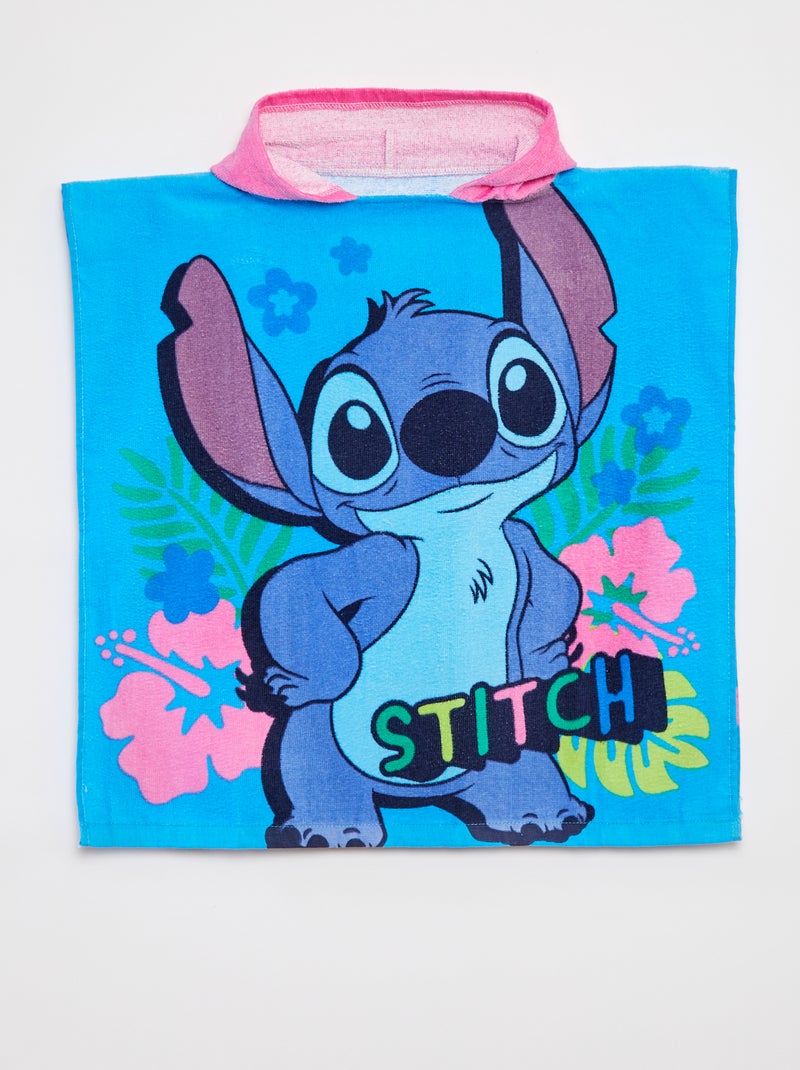 Capa de baño 'Stitch' AZUL - Kiabi