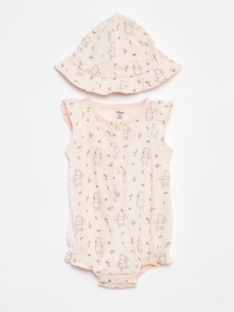 Conjunto de body + sombrero 'Disney' - 2 piezas ROSA - Kiabi