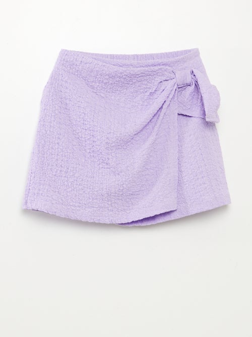 Falda pantalón corta - Kiabi