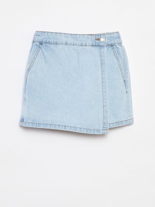 Falda pantalón vaquera