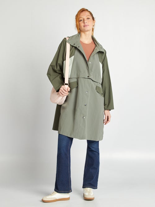 Gabardina oversize 2 en 1 - Kiabi