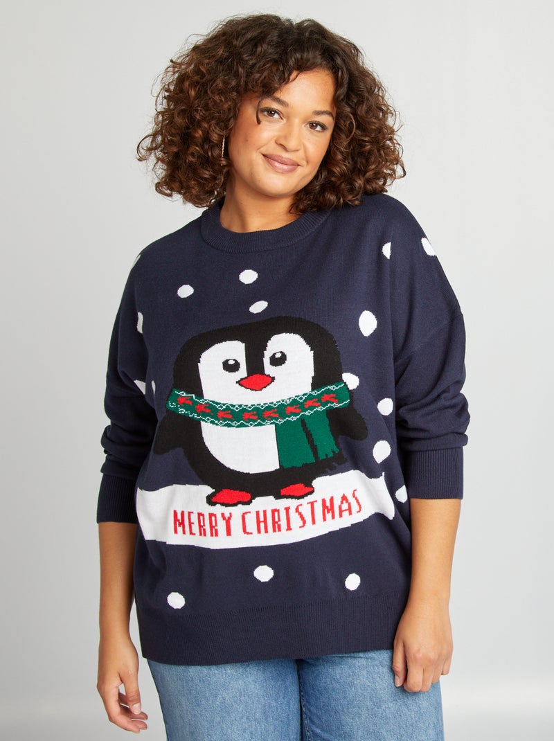 Jersey de Navidad AZUL - Kiabi