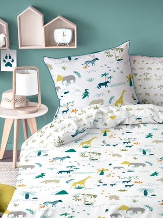 Juego de cama individual reversible