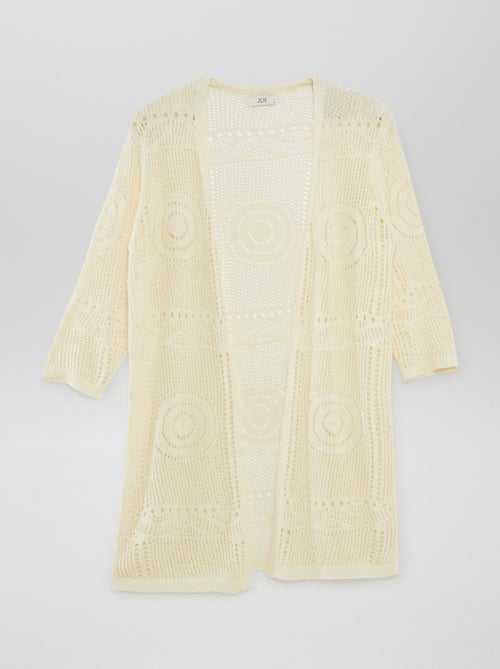 Kimono largo de punto 'JDY' - Kiabi