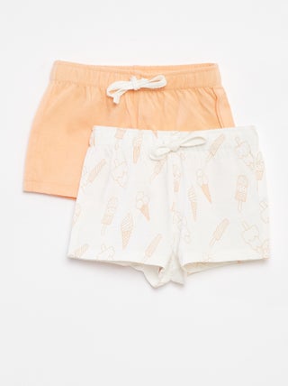 Pack de 2 shorts de punto - 2 piezas