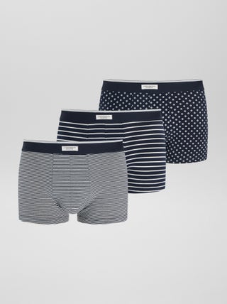 Pack de 3 boxers elásticos