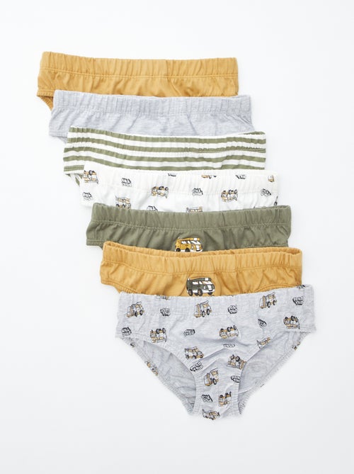 Pack de 3 slips estampados - Kiabi