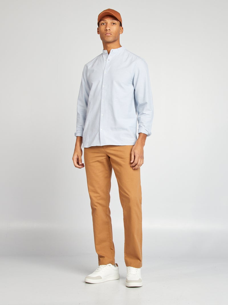 Pantalón chino de corte recto/regular fit BEIGE - Kiabi