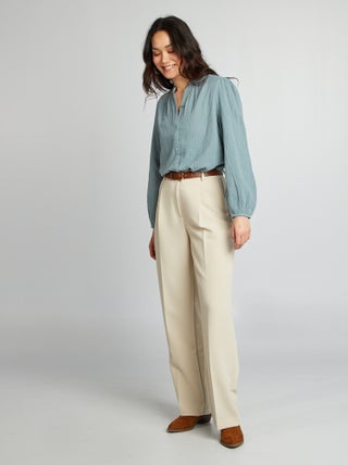 Pantalón de traje ancho