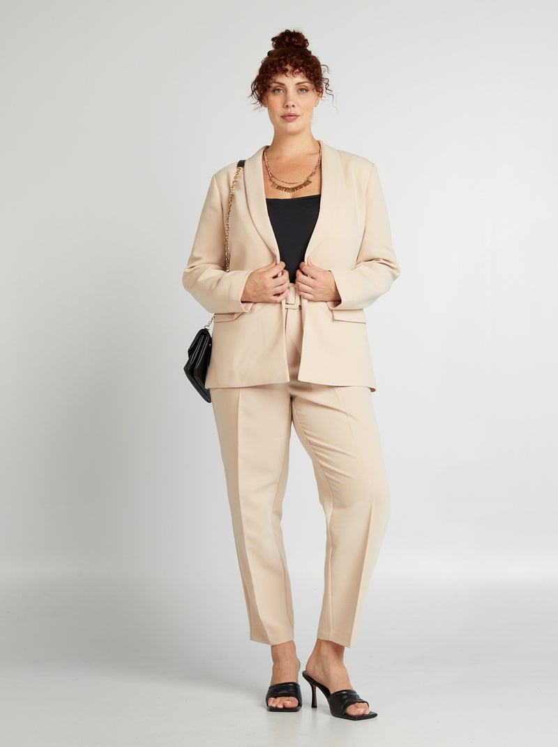 Pantalón tapered BEIGE - Kiabi
