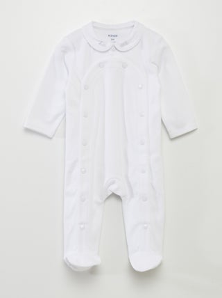 Pijama de 1 pieza bordado