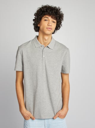 Polo de piqué de algodón