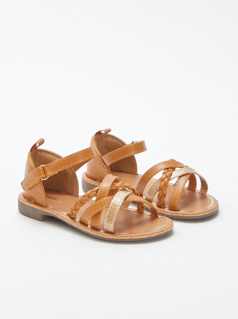 Sandalias multitiras AMARILLO - Kiabi