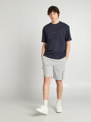 Short de chándal ligero multibolsillos