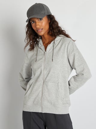 Sudadera con cremallera y capucha