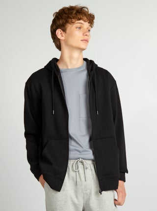 Sudadera con cremallera y capucha