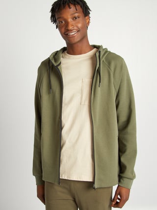 Sudadera de neopreno con capucha y cremallera