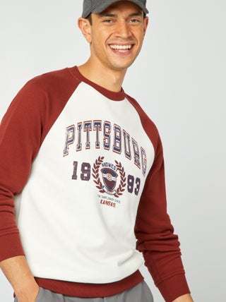 Sudadera ligera manga raglán