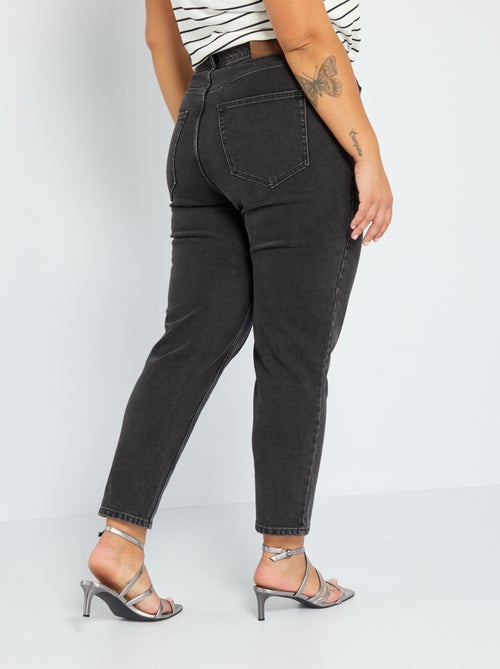 Vaquero mom de talle alto con bolsillos - L32 - Kiabi