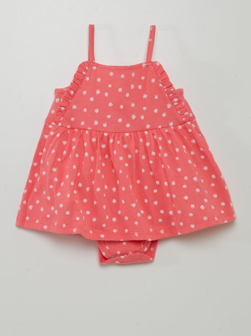 Vestido body con motivo ROSA - Kiabi