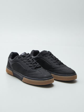 Zapatillas de antelina texturizadas
