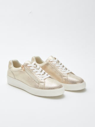 Zapatillas deportivas de efecto brillante
